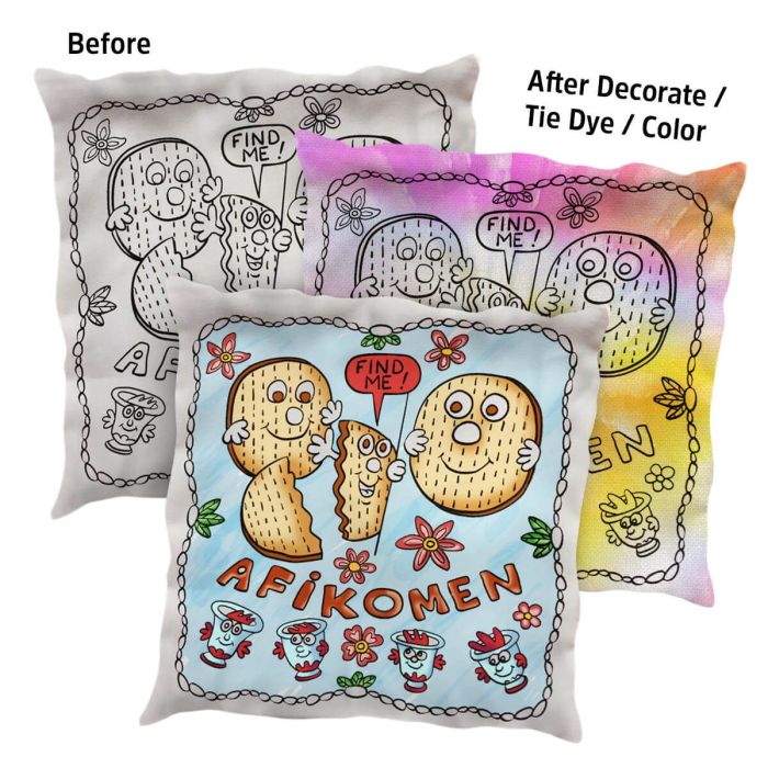 Decorate / Color your Own Pesach Afikoman Bag - Great for Passover seder pesach
