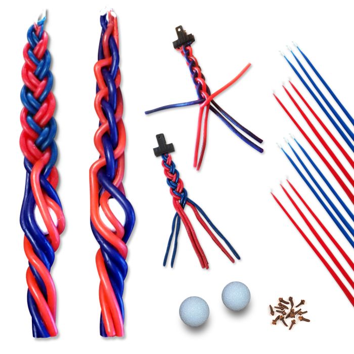 Braid Your Own Havadallah Candle Craft - Flexible Havdala Candle