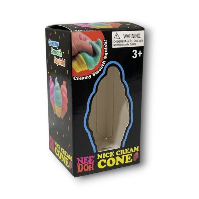 Empty NeeDoh Ice Cream Cone squeeze toy packaging boxes