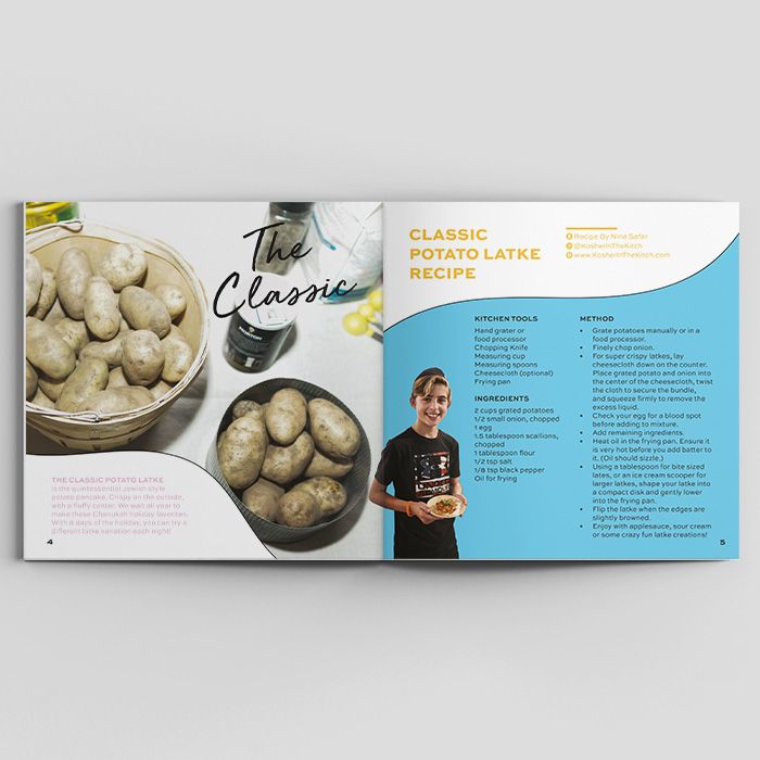 Best Chanukah Recipe Book - 12 Pages by Chana Fogelman