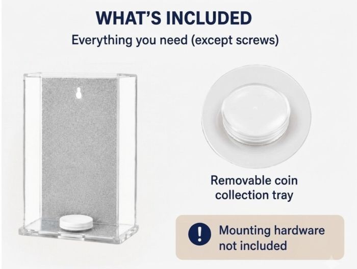 Lucite Acrylic Tzedakah Box