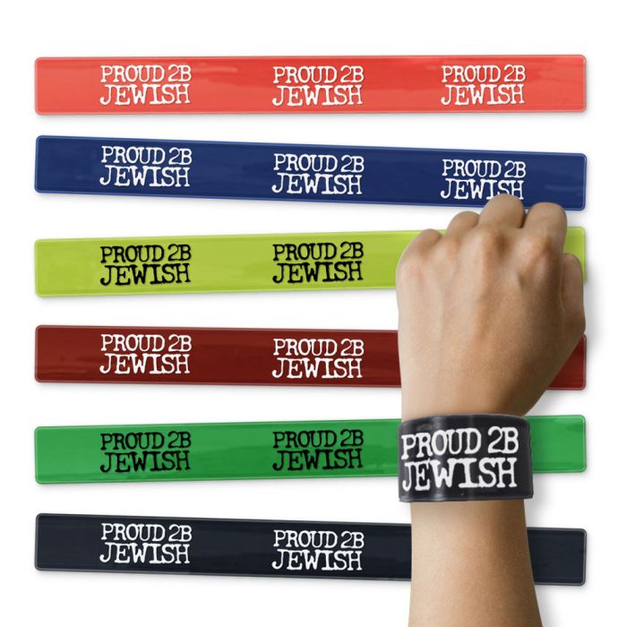 Assorted Colors Proud 2B Jewish Slapbands