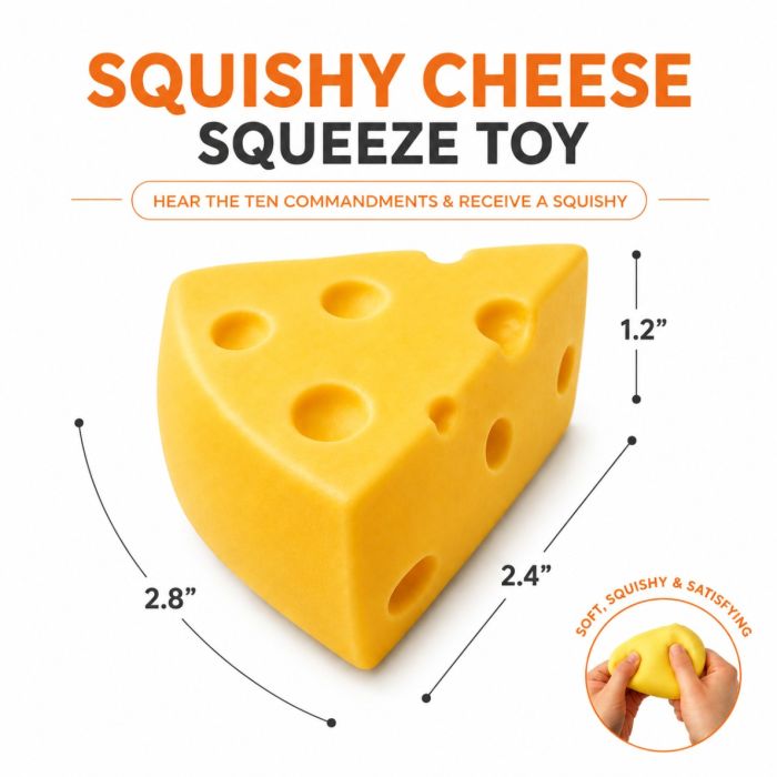 Squishy Cheese Squeeze Toy