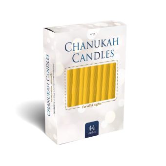 Regular Gold Chanukah Candles - Single