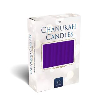 Regular Purple Chanukah Candles