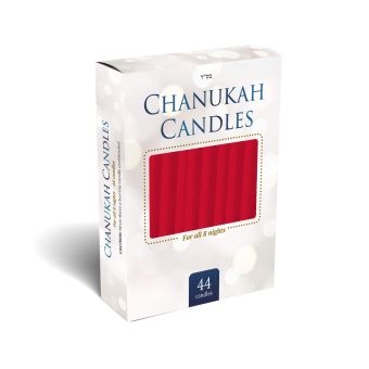 Regular Red Chanukah Candles