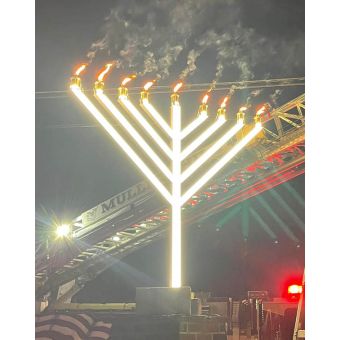 10 Feet Outdoor LED MENORAH by MENDY GANSBURG