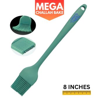 Green w/ Blue Logo - Mega Challah Bake Silicone Egg Brush
