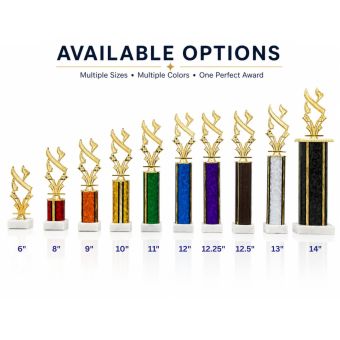 Marble Base Aleph Trophy with Column