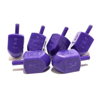 Purple Plastic Dreidel