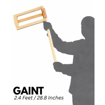 Purim Wooden Rachet Gragger™  – Giant (2.4 ft / 28.8") 