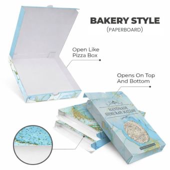 Bakery-style Pesach Matzah Boxes [Paperboard] 