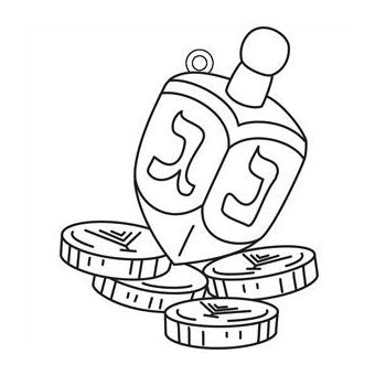 Dreidel Suncatcher [Bulk Option]