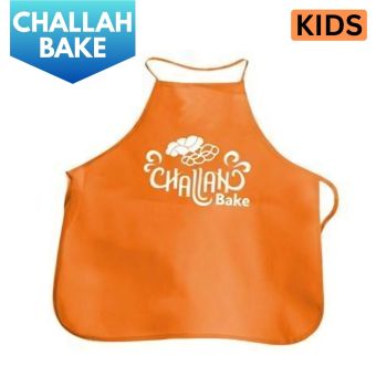 Orange - Nonwoven Kids Challah Bake Apron