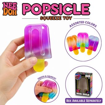 NeeDoh Popsicle Squeeze Toy (Boxes w/ Logo Available Separately)