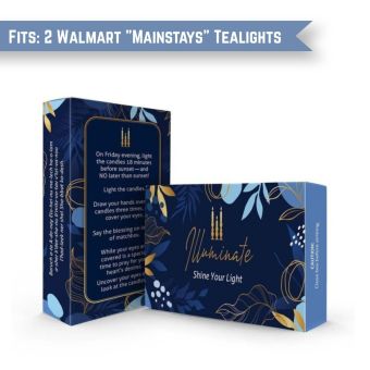 Empty Navy Blue Neshek Box - Use with 2 Walmart "Mainstays" Tealights (Link in Description)