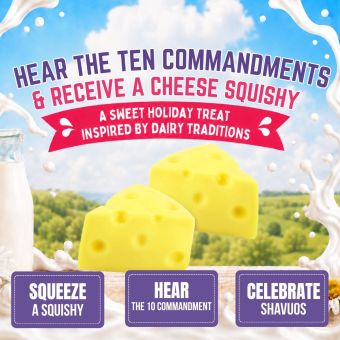 Preorder! Needoh-Like Cheese Squeeze Toy - A Sweet Shavuos Giveaway