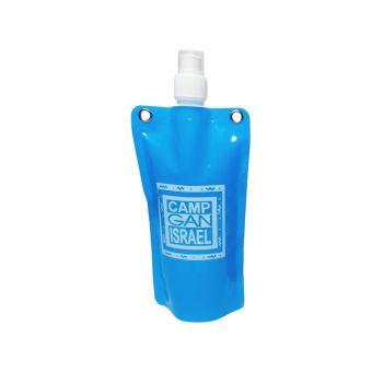 Assorted Color Foldable CGI Water Bottle with Square Logo