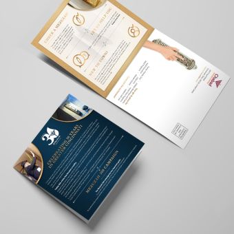Mezuzah Trifold Brochure Design