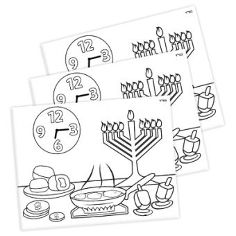 Chanukah Latkes Bulk Sand Art Sheets