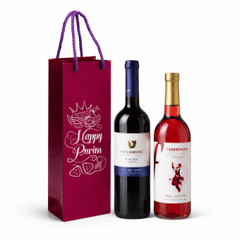 Wine Size Purim Gift Bag
