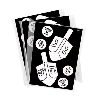 Chanukah Dreidel Bulk Velvet Art