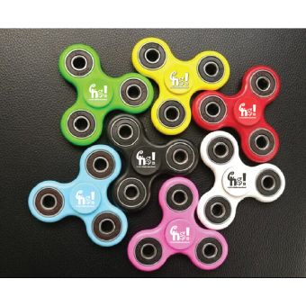 CHS Fidget Hand Spinner – Chabad Hebrew School Logo Spinner in Assorted Colors
