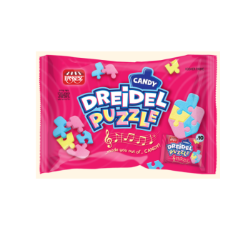 Edible Dreidel Puzzle - make a dreidel out of candy!