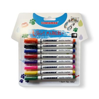 Fabric markers - 8 Colors - Diy T Shirts fabric textile marker Craft