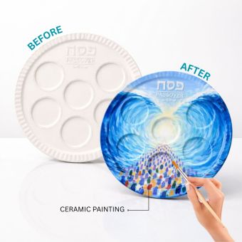 PREORDER! Ceramic Seder Plates