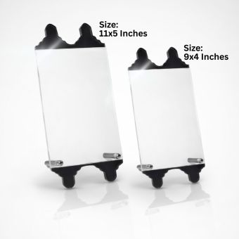 Acrylic Torah Plaques - without Engraving