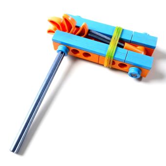 Build Your Own Mini Lego-like Purim Gragger 