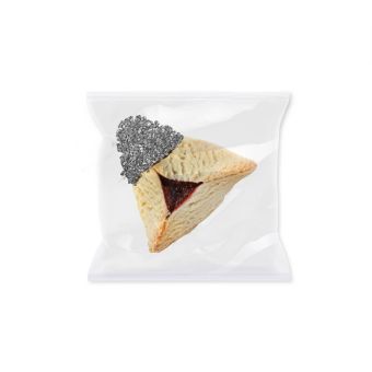 Silver Crystal Hamantashen - Individually Wrapped (Min: 25)