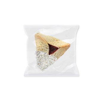 White Sprinkle Hamantashen Dairy-Free, Nut-Free - Indiv. wrapped (Min: 100)