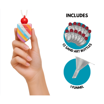 Dreidel Sand Art Bottle