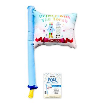 Foil Torah Flag - Inflatable