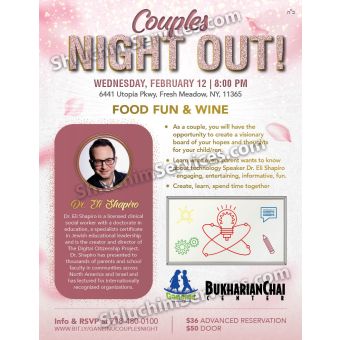 An Evening for Couples / Ladies Night Out Flyer Design