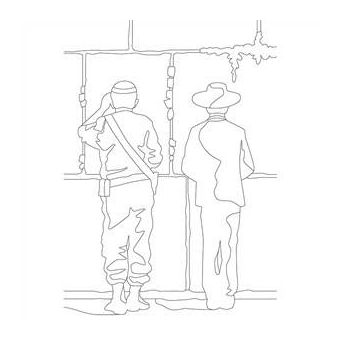 Yerushalayim - Jerusalem Israel Kotel Sand Art (Bulk Cards)