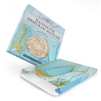 NEW - Opens on top and bottom Pesach Matzah Box 1.5"H - Bakery Style