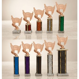 Marble Base Torah Trophy with Column - Unassembled