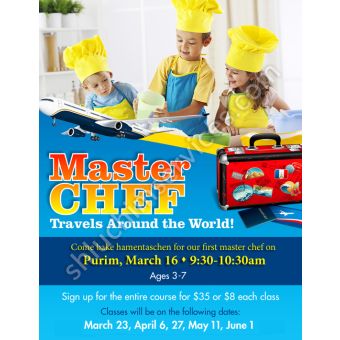 Master Chef Postcard Design