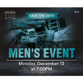 Men's Event Flyer Design