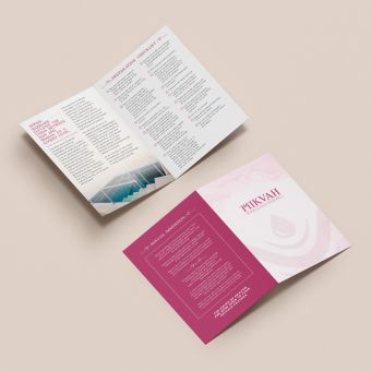 Mikvah Miraculous Renewal Brochure - Generic or Customized