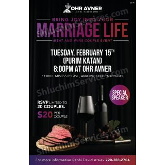 Wine & Meat Flyer Design