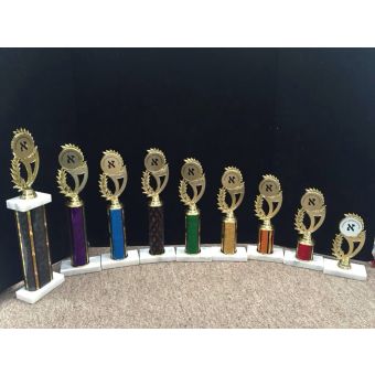 Hebrew School Graduation Trophy with Column
