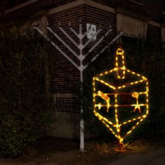 Outdoor Dreidel Light Up Display - 5 Feet™