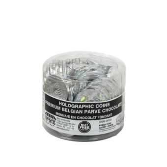 PAREVE Chocolate Coin Tub - Paskesz Nut Free (70 coins)