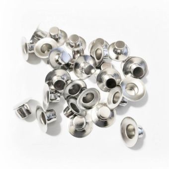 Metal Menorah Bases / Inserts - for Chanukah - Perfect for Art & Craft Projects - set of 18 pieces