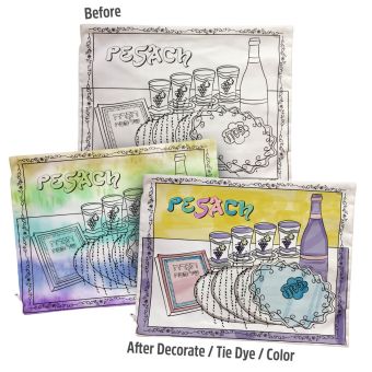  Pesach - Decorate / Color / Tie-Dye Your Own Mini Pillow