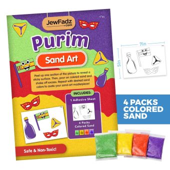 Purim Sand Art with Sand